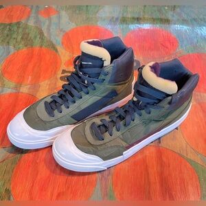 Nike Drop-Type Mid N.354 Summit White Legion Green Mens Size 8 BQ5190-100 High